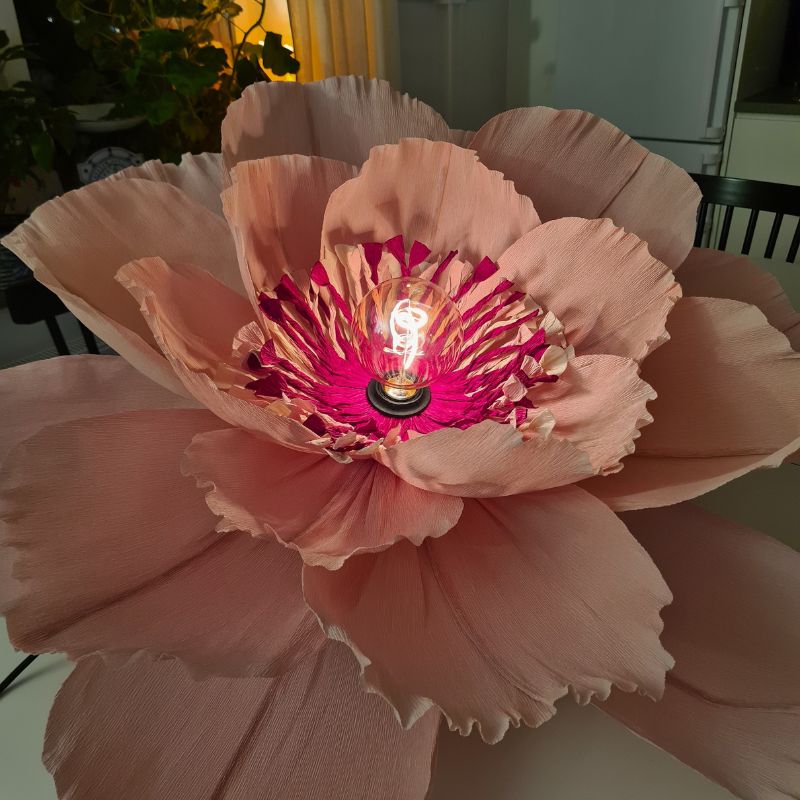 Blomlampa - en rosa dröm - stor 2